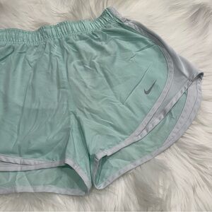 Nike Mint and White Athletic Shorts Dri-fit Size Small